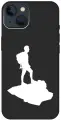 Силиконовый чехол на Apple iPhone 13 / Эпл Айфон 13 с рисунком Trekking W Soft Touch черный