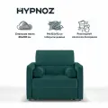 Кресло-кровать, Прямой диван HYPNOZ Palma, механизм Аккордеон, Зеленый, 94х103х92 см