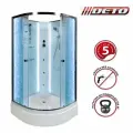 Душевая кабина DTO EM 2710 N LED с гидромассажем (100x100)