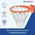 Кольцо баскетбольное с амортизатором с сеткой