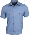 Рубашка форменная кор. рукав голубая