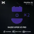 Ножки для мыши (глайды) X-raypad Obsidian Air Skates для Razer Viper V3 Pro, комплект из 2-х наборов