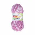 Пряжа ALPINA KATRIN 100% мерсеризованный хлопок 10 шт. х50г 140м №6378 сиреневый-светло-сиреневый