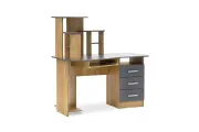 Стол компьютерный Нонтон №1 графит серый / дуб крафт золото 130x80x130 см