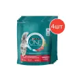 Сухой корм PURINA ONE для стерилизованных кошек и кастрированных котов, с высоким содержанием говядины и пшеницей 750 г, 4 шт