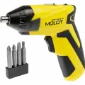Шуруповерт аккумуляторный Molot MBS 4048 Ni в блистере+ набор бит