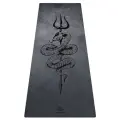 Коврик для йоги каучуковый нескольязящий Yogamatic Shiva 200x68x0.3 см черный