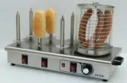 Аппарат для хот-дога AIRHOT HDS-06 на 6 булок, сосисочница, нержавеющая сталь
