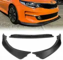 Губа переднего бампера тюнинг KIA K5/ optima EX 2017-2018 black mat