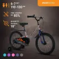 Велосипед Maxiscoo Jazz Стандарт, детский, колеса 18, цвет серый (2024)