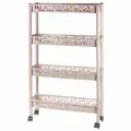 Этажерка четырехсекционная Keeplex Light KL282912005, на колесах, бежевый топаз
