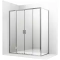 Душевой уголок Ambassador Forsa 170х70 17021112AX-70AX профиль Хром стекло прозрачное
