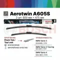 600 475 мм Pinch Tab, Top lock Комплект бескаркасных щеток стеклоочистителя BOSCH Aerotwin A605S арт. 3397014774
