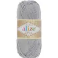 Пряжа Alize Diva светло-серый (168), 100%микрофибра, 350м, 100г, 5шт