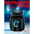 Рюкзак хоккейный BITEX 28-121 черный, хоккеист на белом фоне