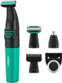 Триммер 3 в 1 Kitfort КТ-3139-2 черно-зеленый