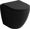 Унитаз подвесной Grossman Tornado GR-4455BMSQ черный матовый