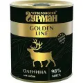 Golden Консервы для собак Оленина натуральная в желе 340г, Четвероногий Гурман