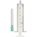 Шприц Sterin двухкомпонентный, 40 мм x 0.8 мм, размер: 21G, 10 мл, 100 шт.