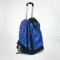 Сумка-рюкзак на колесах RUNA, Мотылек, для фигурных коньков, роликов, одежды, экипировки и аксессуаров