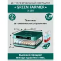 Инкубатор для яиц автоматический GREEN FARMER З-130 с терморегулятором, гигрометром, овоскопом, автоповоротом, 220В/12В