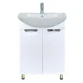 Тумба с раковиной Misty Лаванда 70, белая, напольная, ЛДСП