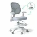 Растущее компьютерное детское кресло Ergokids Bambi Air Y-309 серое