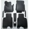 Ковры в салон 3D EVA для Honda Civic 5d, Хэтчтбэк. Цвет: Красный/Черный