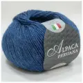 Пряжа Alpaca Peruana Seam цвет 6480 ярко-синий, 5шт*(167м/50г), 100% перуанская альпака