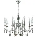 Подвесная люстра Crystal Lux MERCEDES SP8 CHROME/SMOKE