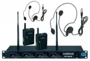 Радиосистема Opus UHF-804HS четыре головных микрофона