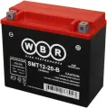 Аккумулятор WBR SMT 12-20B для мототехники (12В, 20Ач /старт. ток 270А)YTX20L-BS, YTX20HL-BS, YB16L-B, YB18L-A