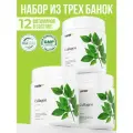 Набор коллаген порошок с витамином C 1WIN, растворимый для суставов и связок, вкус Нейтральный, 3 упаковки, 30 порций