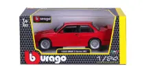 Машина Bburago 1988 BMW 3 Series M3 (#18-21100), в масштабе 1:24, красная