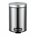 Контейнер для мусора 5л серебристый