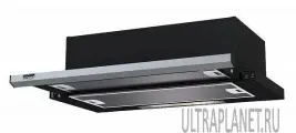Встраиваемая вытяжка Krona Kamilla slim 600 Black/Inox 2 мотора
