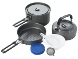 Набор портативной посуды Fire-Maple FEAST 2 Black из алюминия на 2-3 персоны