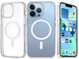 Комплект для iPhone 13 Pro : прозрачный чехол с MagSafe и анимацией + стекло 9D (полная защита)
