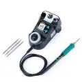 Компактная паяльная станция YIHUA 982-V (C210) 3pcs, с регулировкой температуры. Быстрый нагрев, функция сна.