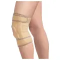 Бандаж Польза 0807 на коленный сустав разъемный с шарнирами, размер 1, бежевый