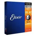 Струны для электрогитары Elixir 12002 NANOWEB, Super Light, 9-42, Комплект струн
