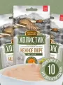 Деревенские лакомства Холстик Премьер 10 шт по 4 шт х10 г пюре для кошек из утки с икрой летучей рыбы