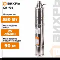 Садовый насос колодезный Вихрь СН-90B 550Вт 1500л/час