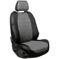 Комплект авточехлов Автопилот Hyundai Tucson I c 04-10г. / Kia Sportage II c 04-08г. Алькантара (Черный + Серый)