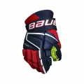 Хоккейные Перчатки Bauer Vapor 3x Jr (11 Т. синий-красно-белый)
