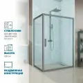 Душевой уголок GWMPKB019R 85x180 см, цвет фурнитуры хром матовый, стекло бесцветное закаленное 6 мм