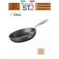 Сковорода Pinti1929 ST1, 24см, антипригарное покрытие, индукция, без крышки