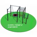 Спортивная площадка Workout74 W08.16, с качелями, металл, 350кг, 220см