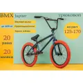 Велосипед трюковой NOVATRACK 20 BMX JUPITER спортивный на рост 130-190 см, БМХ велик для прыжков, темно-зеленый