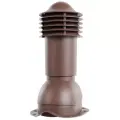 Viotto Труба вентиляционная , для металлочерепицы, d-110мм, h-550мм, утепленная, коричневый шоколад (RAL 8017) 07.506.01.01.06.100.8017
